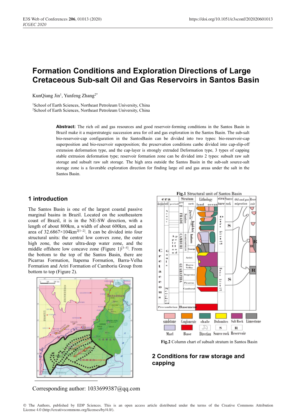 Formation Conditions and Exploration Directions of Large Cretaceous Sub-Salt Oil and Gas Reservoirs in Santos Basin