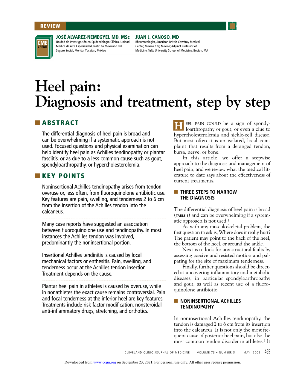 Heel Pain: Diagnosis and Treatment, Step by Step