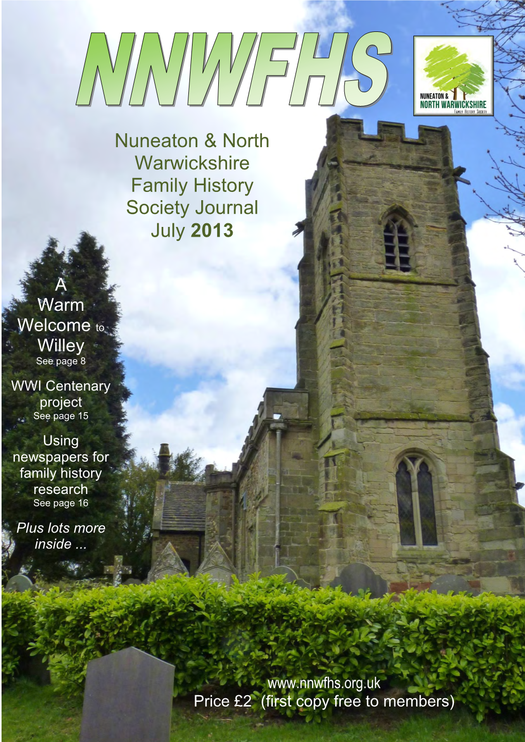 Nuneaton & North Warwickshire Family History Society Journal July