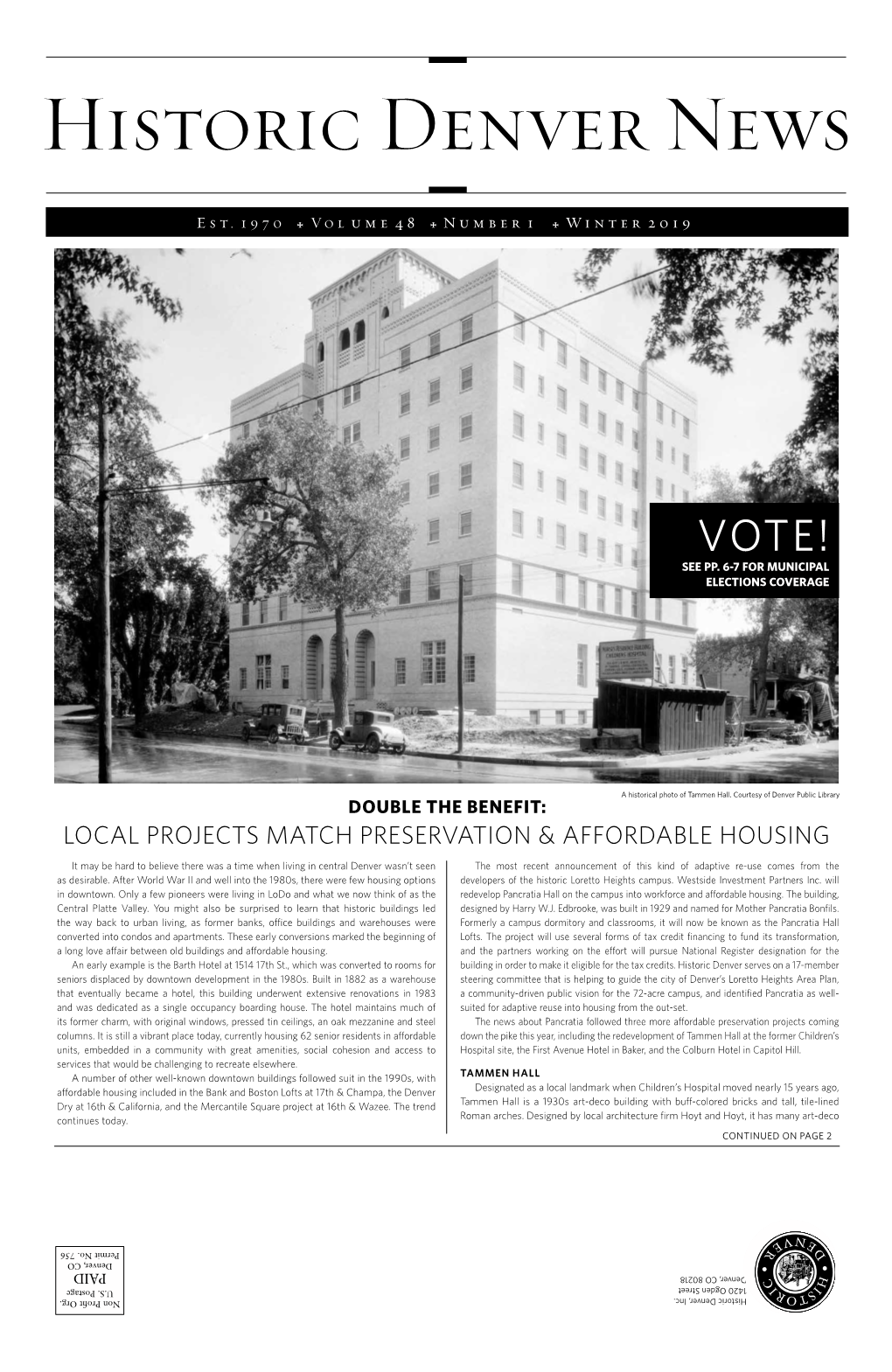 Local Projects Match Preservation & Affordable