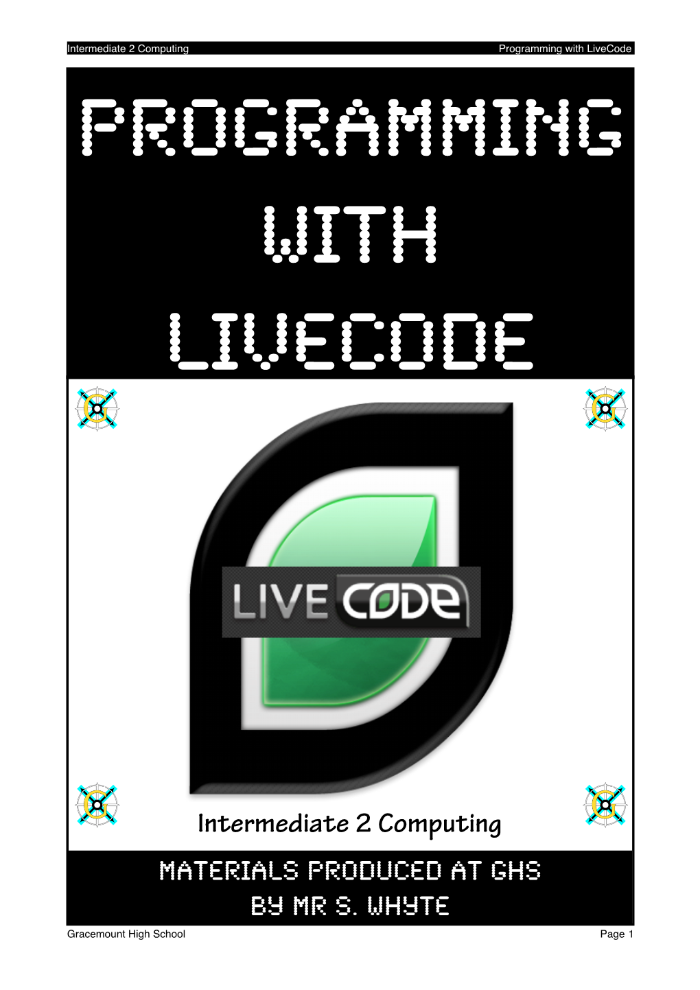 Intermediate 2 Livecode Notes