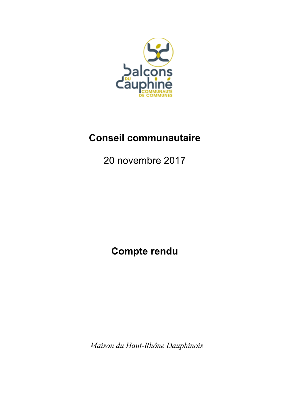 Projet De Compte Rendu CC 20.11.2017