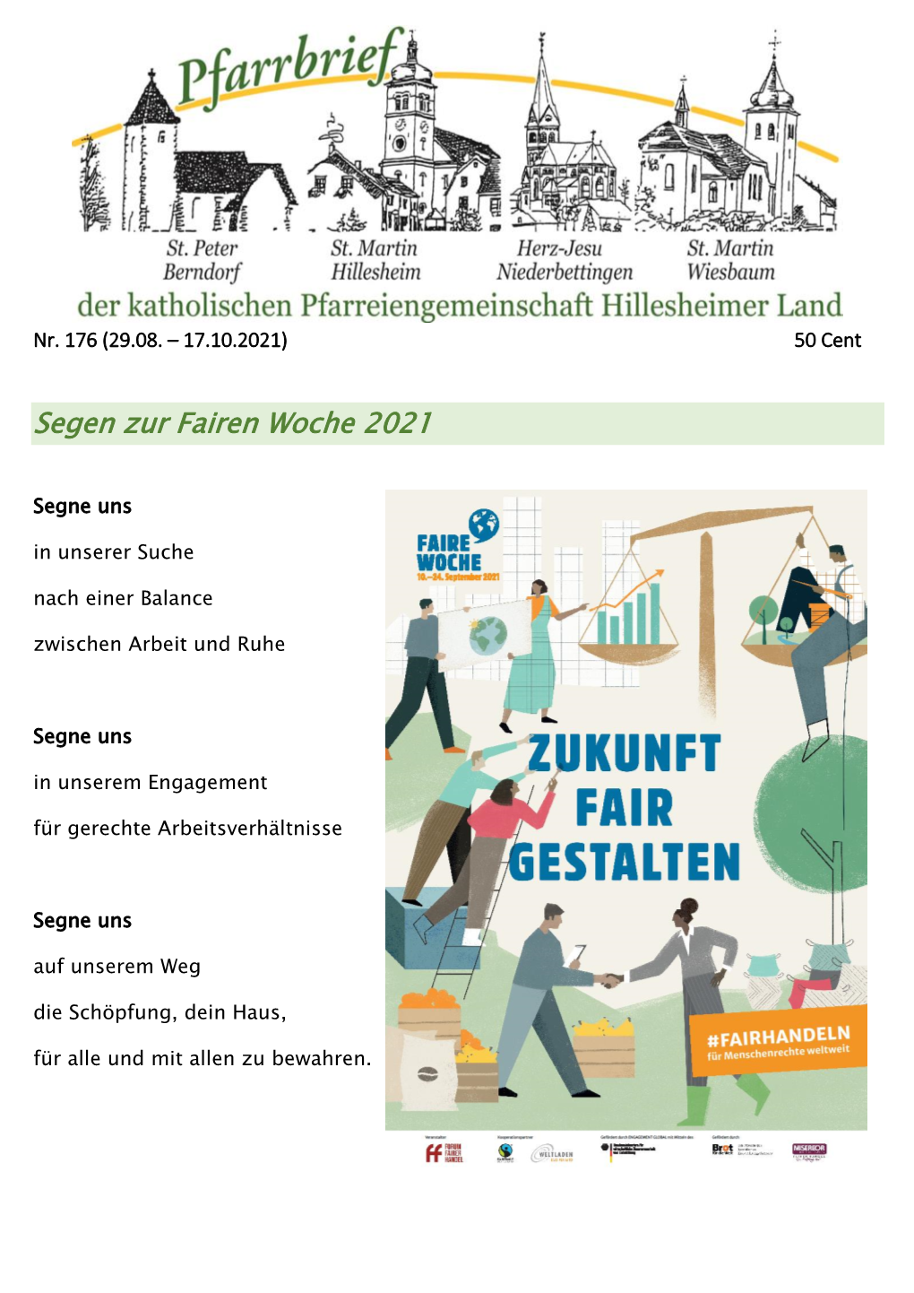 Segen Zur Fairen Woche 2021