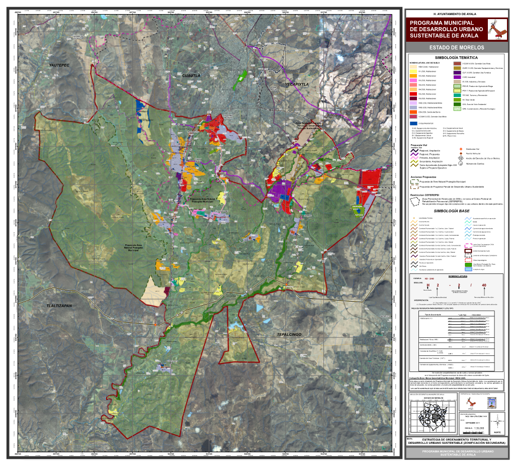 Programa Municipal De Desarrollo Urbano Sustentable De Ayala Estado De Morelos