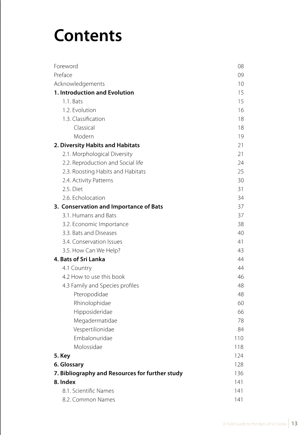 A Field Guide to the Bats of Sri Lanka (Sample)