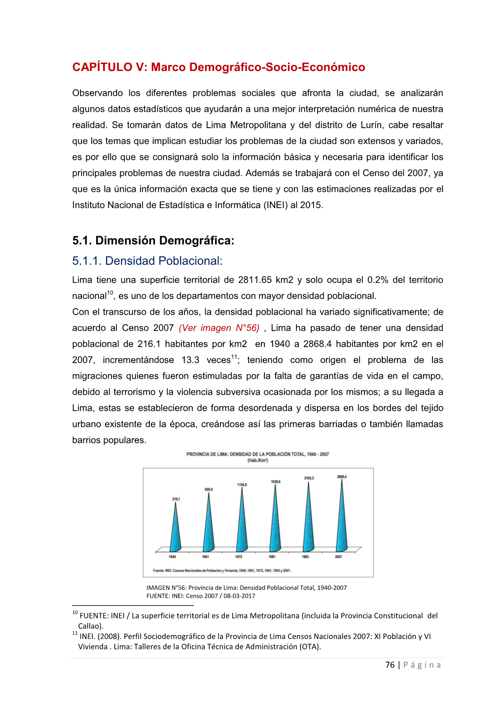 5.1.1. Densidad Poblacional