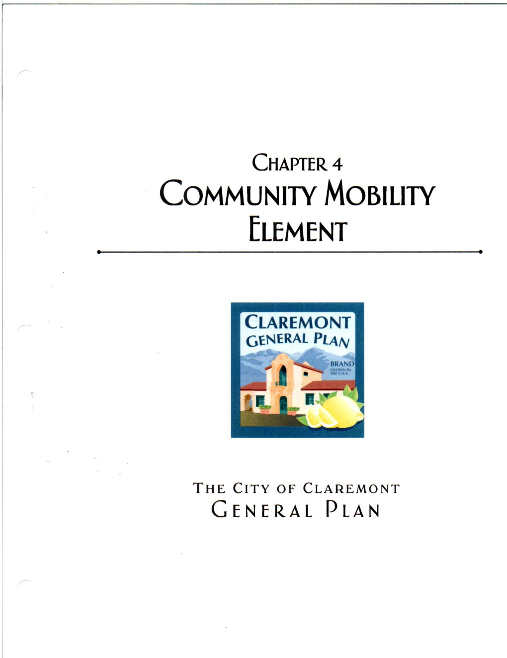 Community Mobility Element