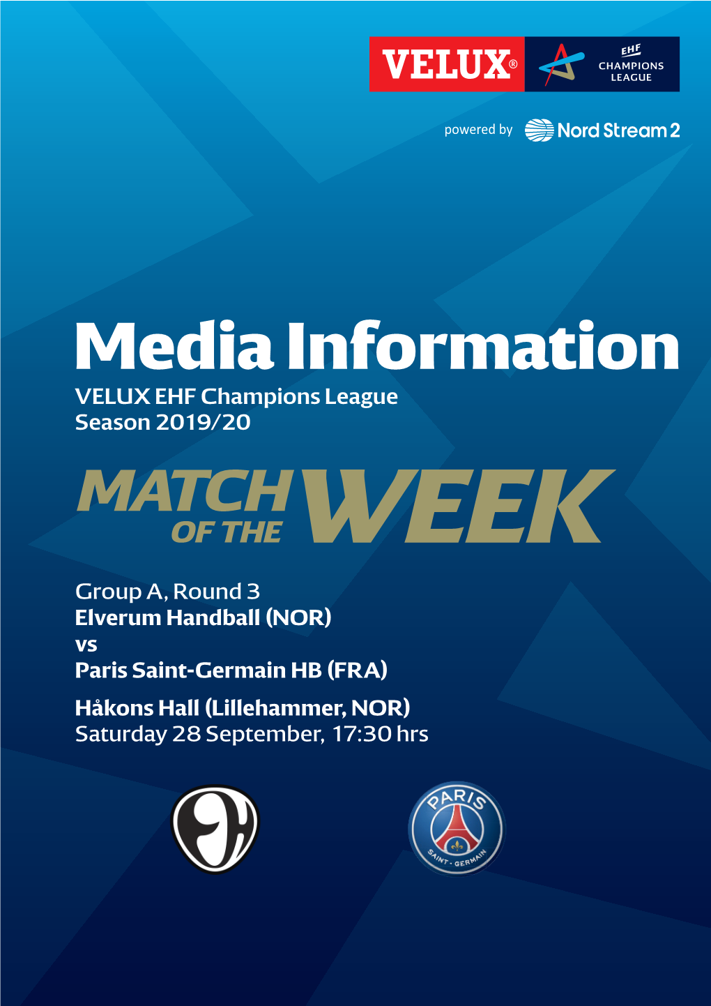 Media Information VELUX EHF Champions League Season 2019/20