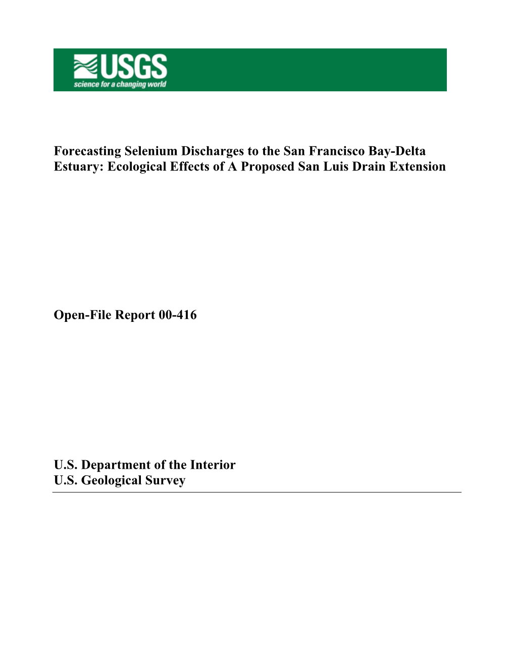 Selenium Contamination and Potential Toxicity In