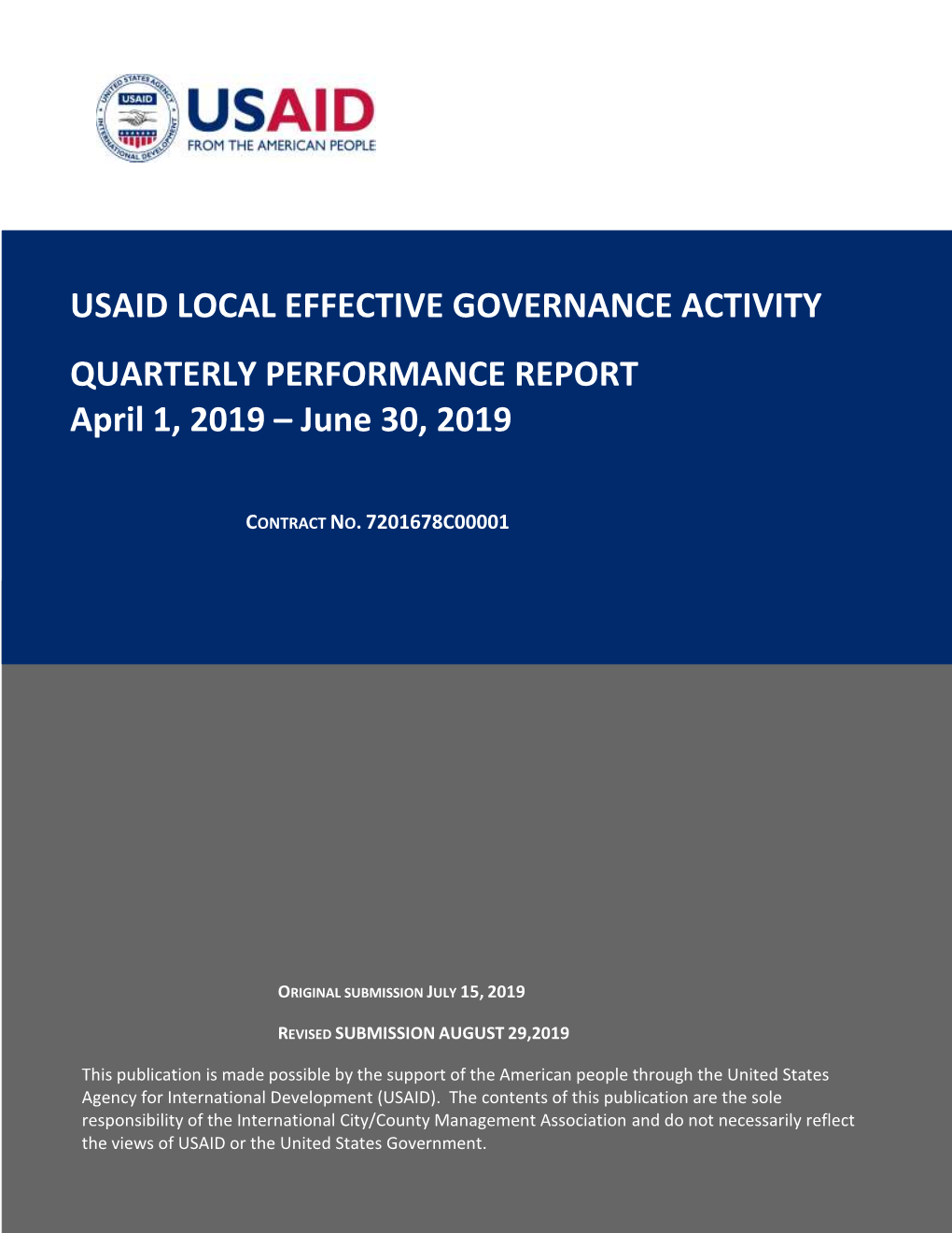 Usaid Local Effective Governance Activity