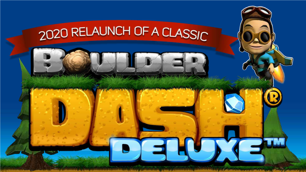 BOULDER DASH® - World-Famous Classic Interactive Game Retro Game with Origins in Early Home Computer & Video Game Age