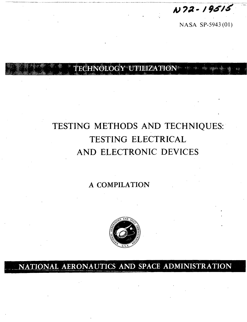 Testing Electrical and Electronic Devices