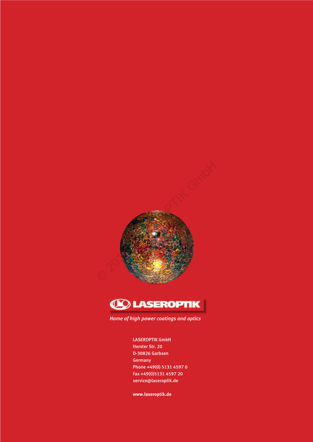 LASEROPTIK Catalog 2017