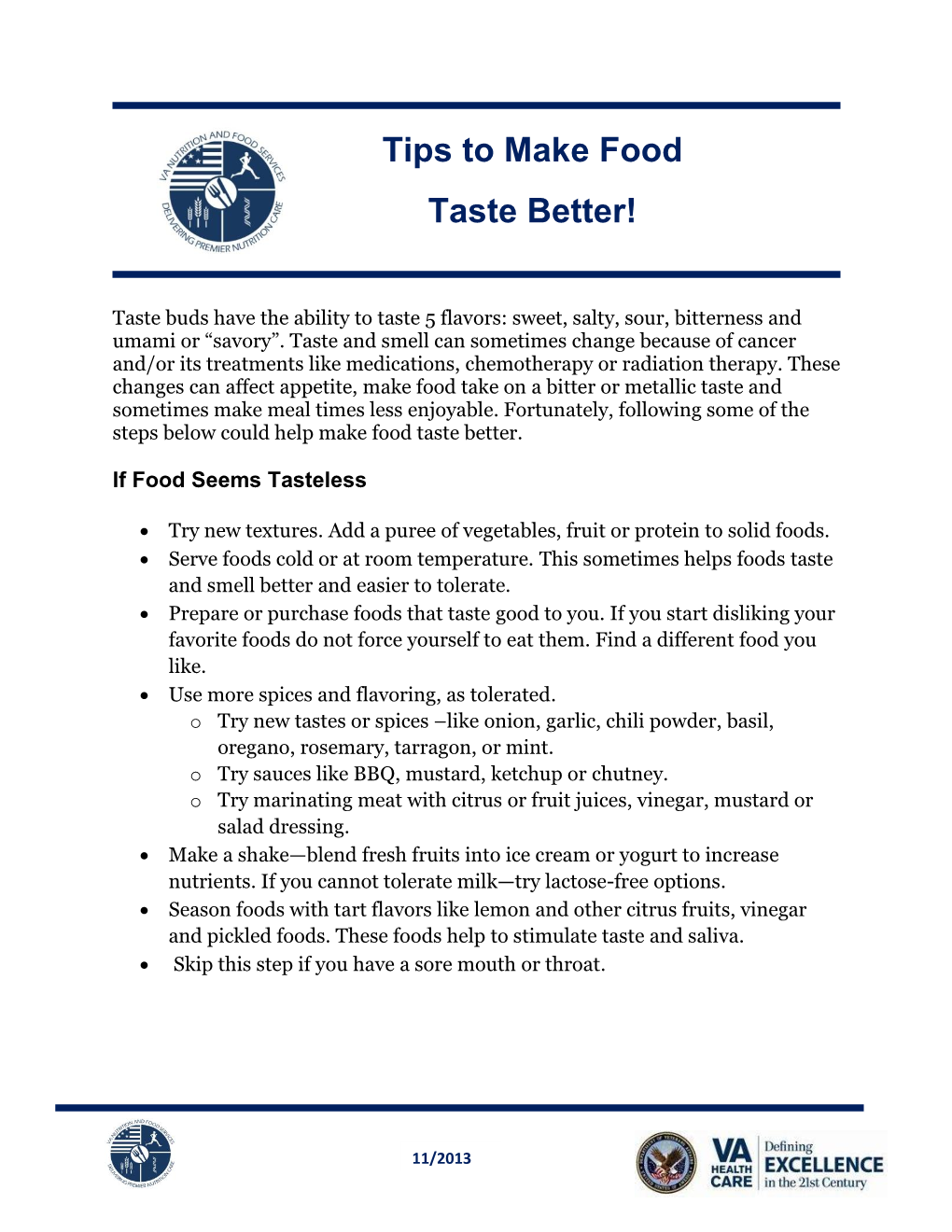 Tips to Make Food Taste Better!