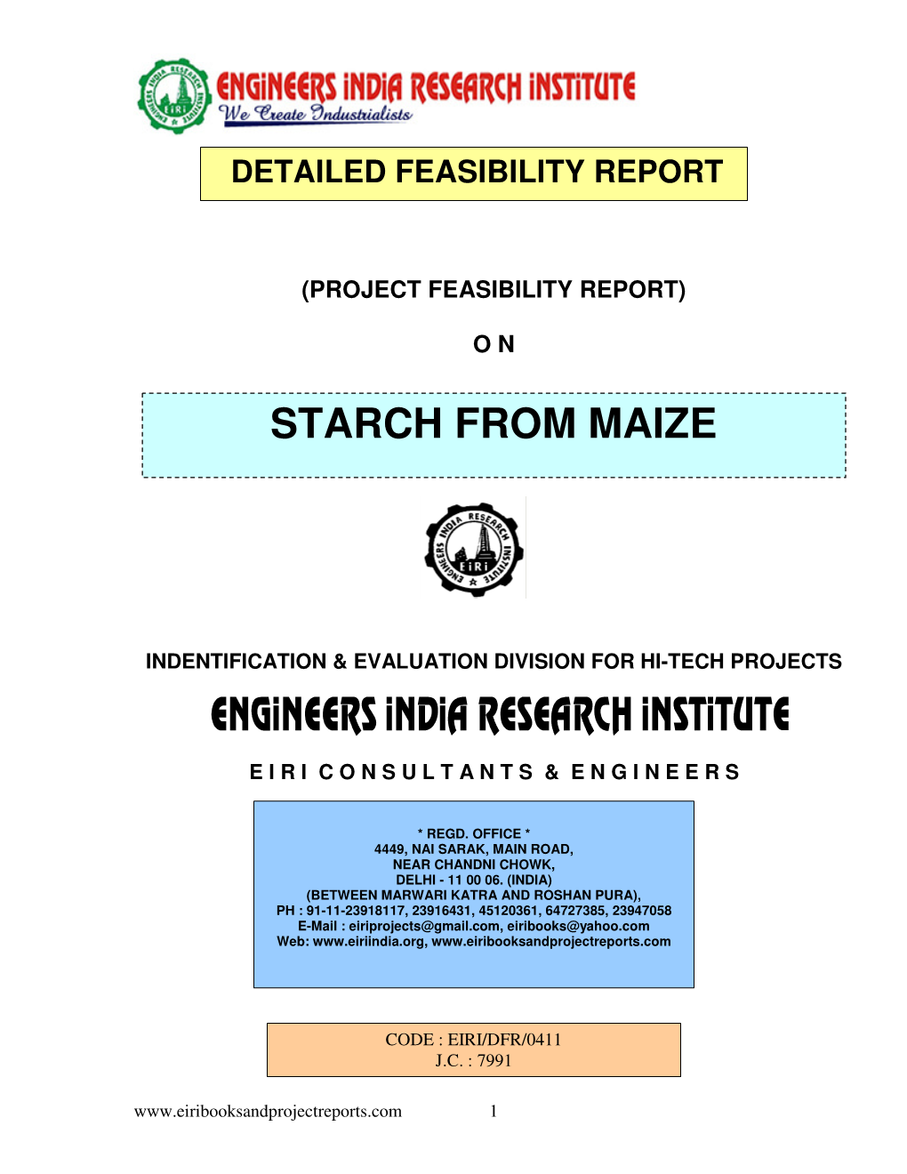 Starch from Maize