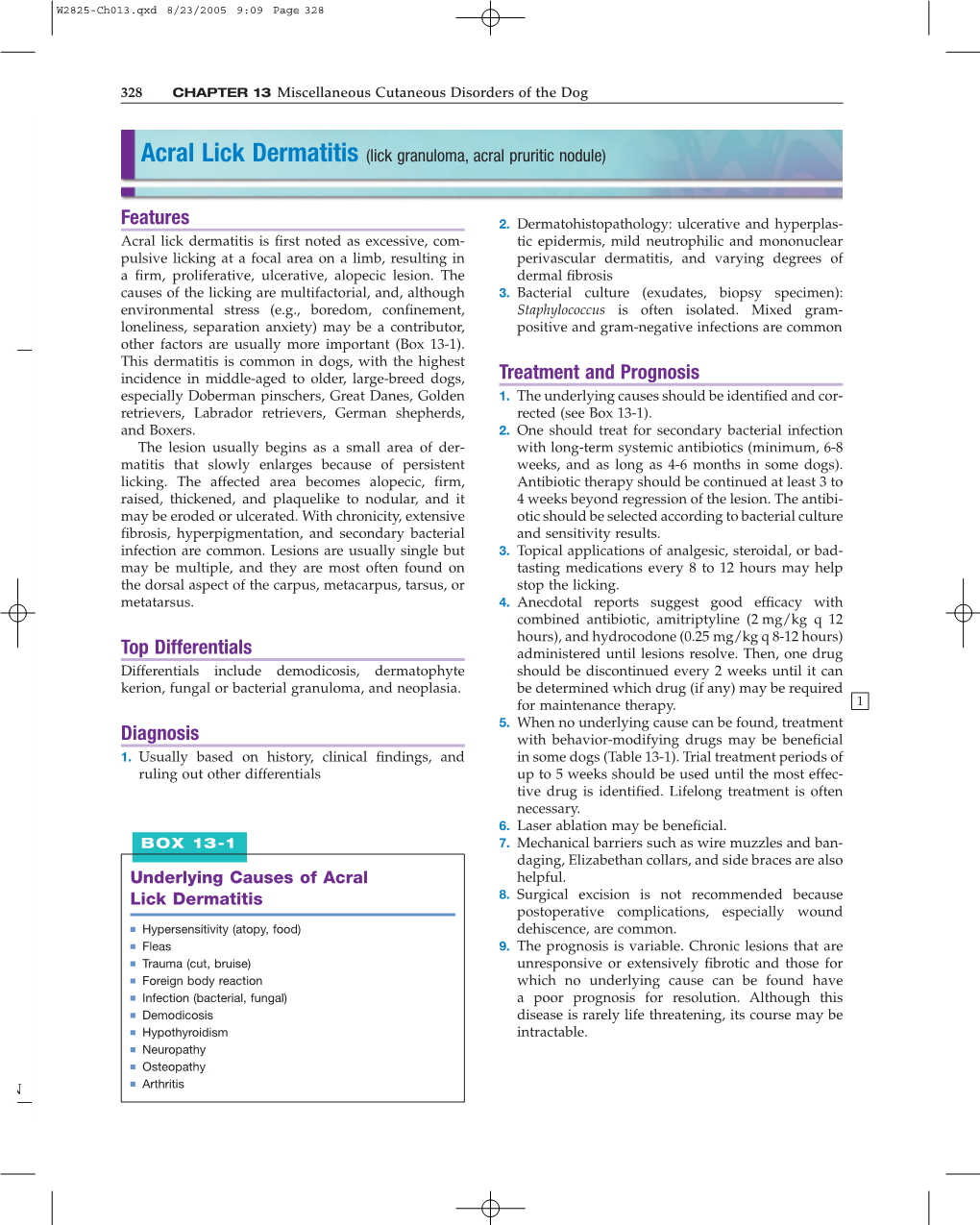 Acral Lick Dermatitis (Lick Granuloma, Acral Pruritic Nodule)