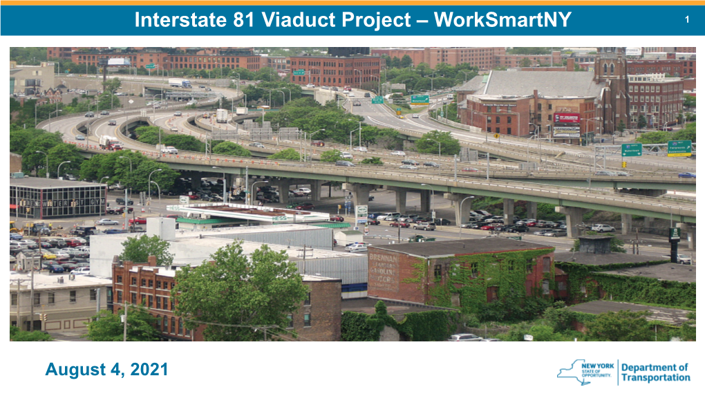 Interstate 81 Viaduct Project – Worksmartny 1