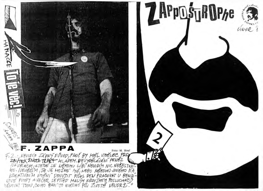 F. ZAPPA Tlie Asti Hthœ SX