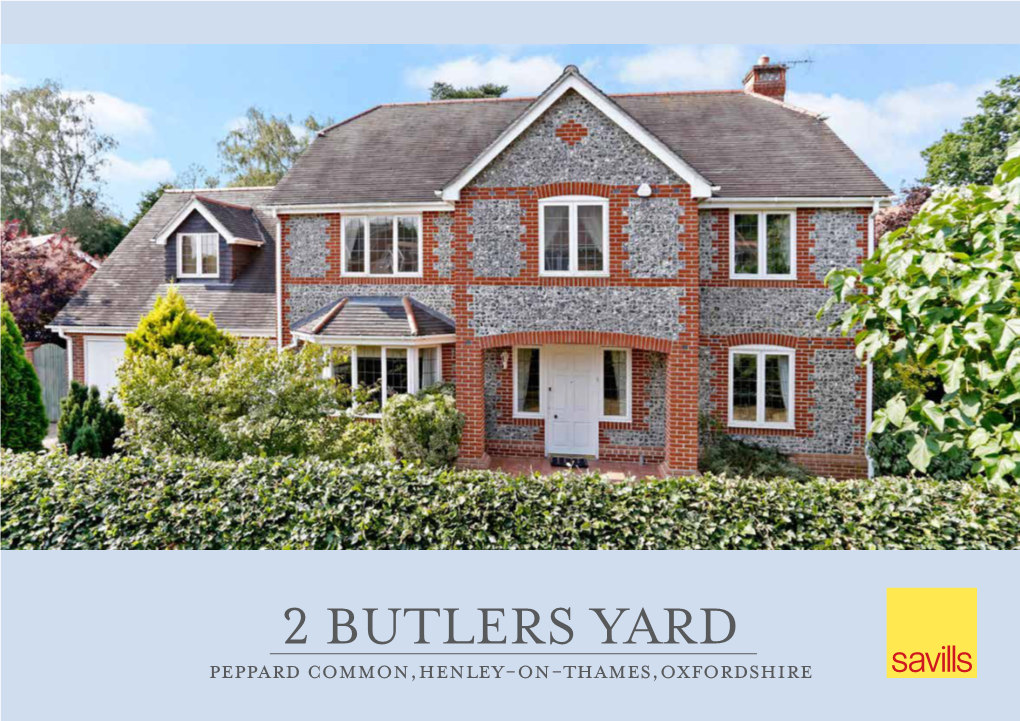 2 BUTLERS YARD Peppard Common,Henley-On-Thames,Oxfordshire an ATTRACTIVE BRICK and FLINT FAMILY HOME