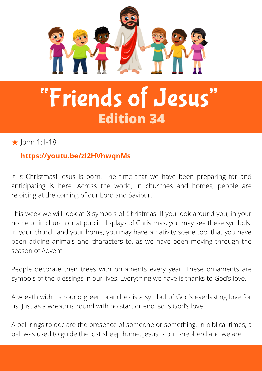 Friends of Jesus” Edition 34