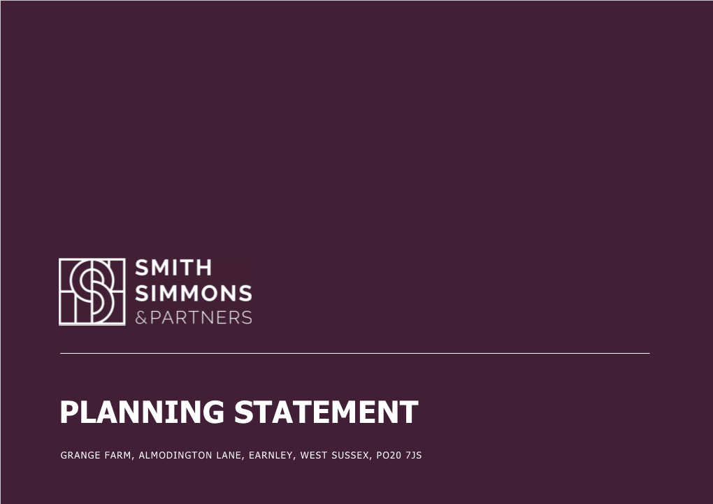 Planning Statement