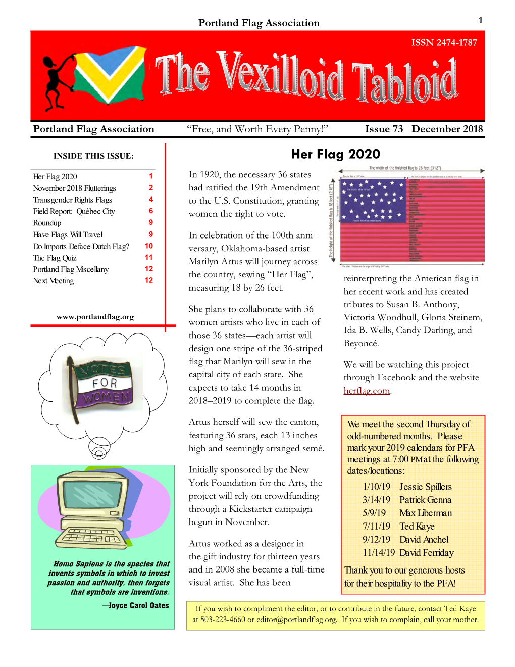 Vexilloid Tabloid #73, December 2018