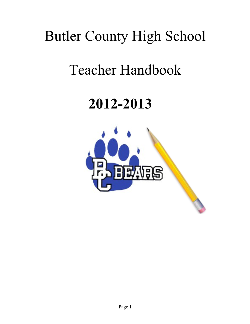 Butler County High School