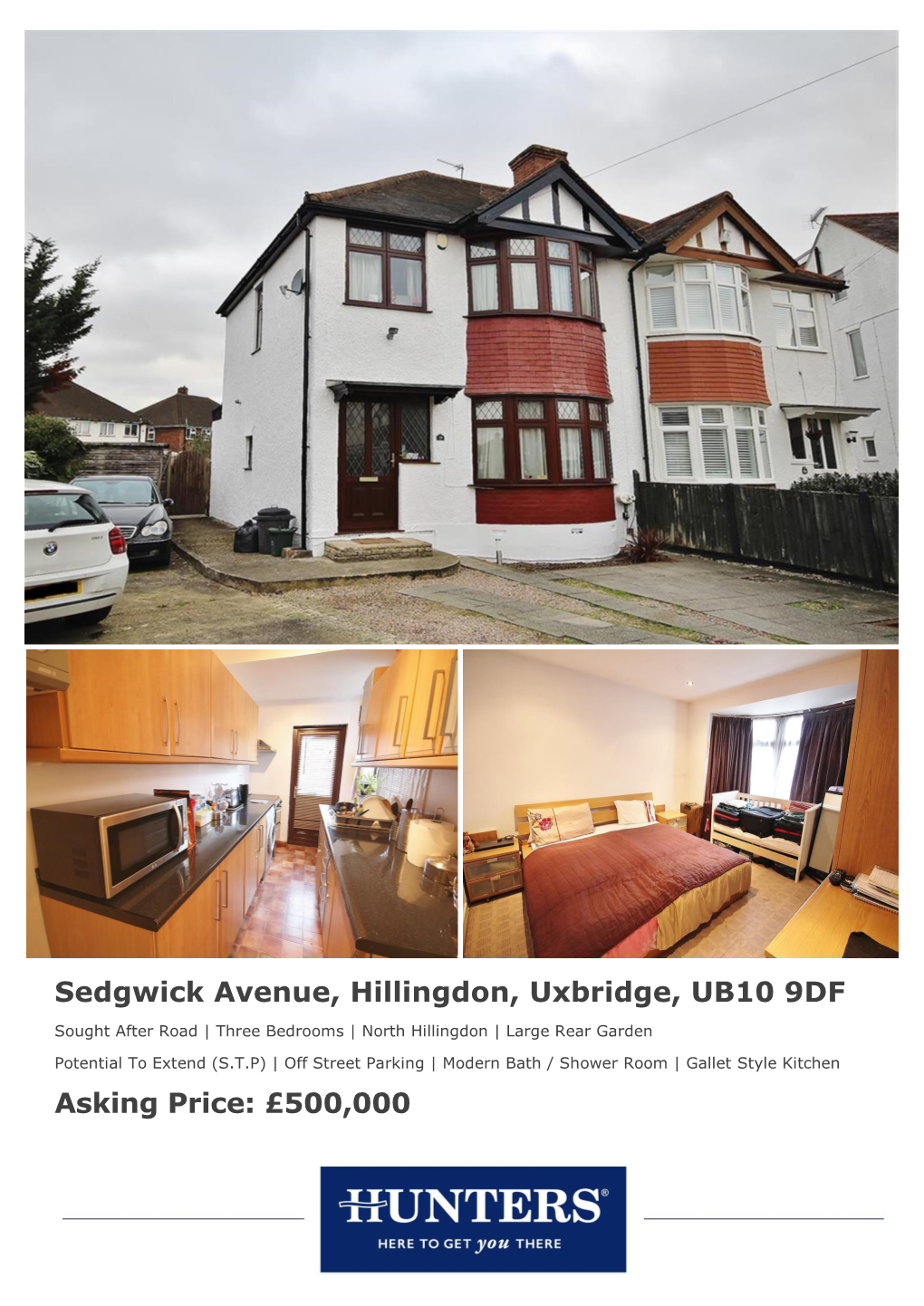 Sedgwick Avenue, Hillingdon, Uxbridge, UB10 9DF