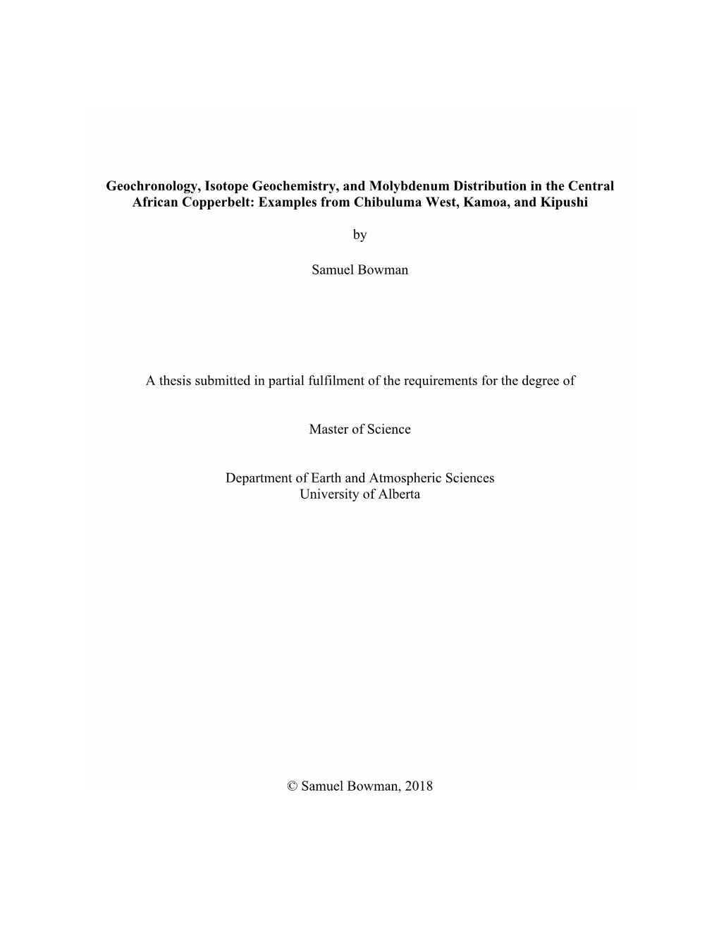 View of Previous Workers’ Attempts at Dating and Thus Constraining the Timing of Ore Formation in The