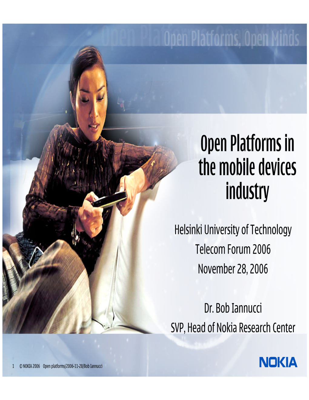 Open Platforms in the Mobile Devices Industry