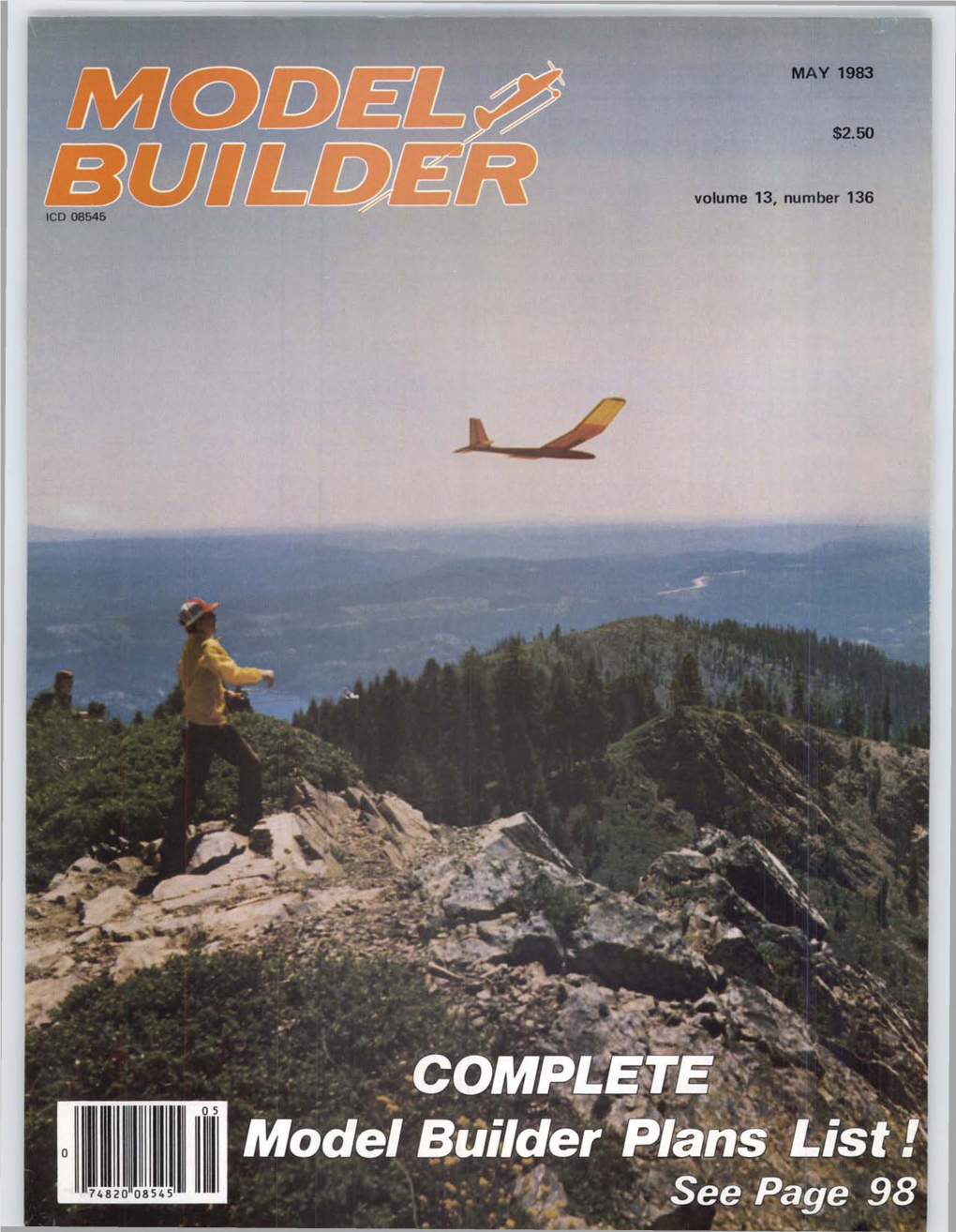 MODEL BUILDER MAY 1983 FULL SIZE PLANS AVAILABLE - SEE PAGE 98 31 R