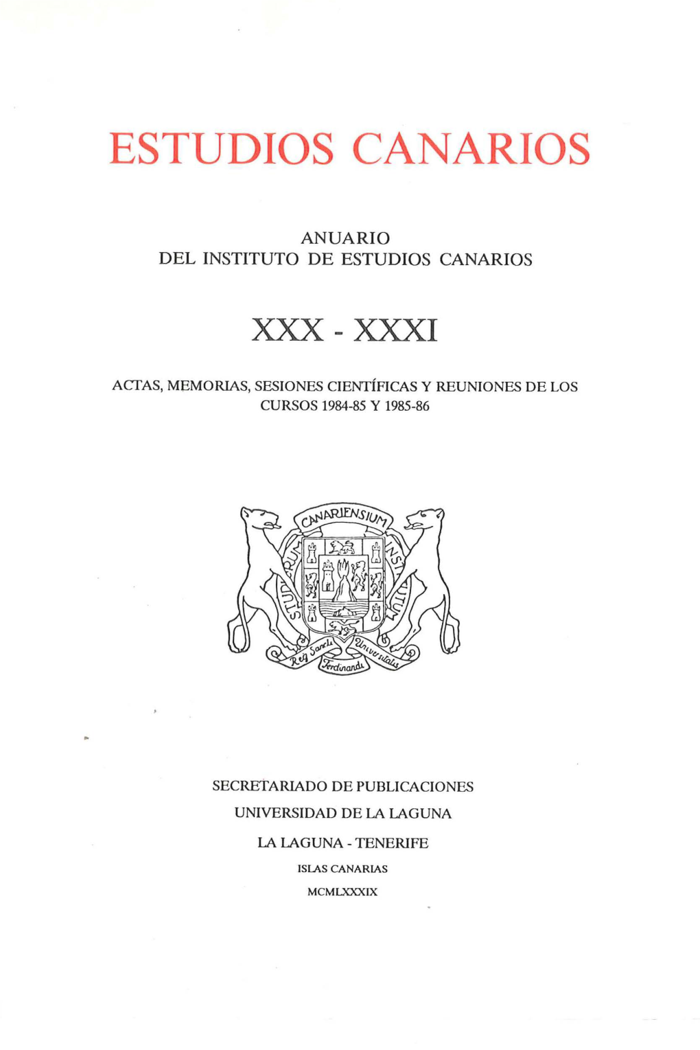 Estudios Canarios