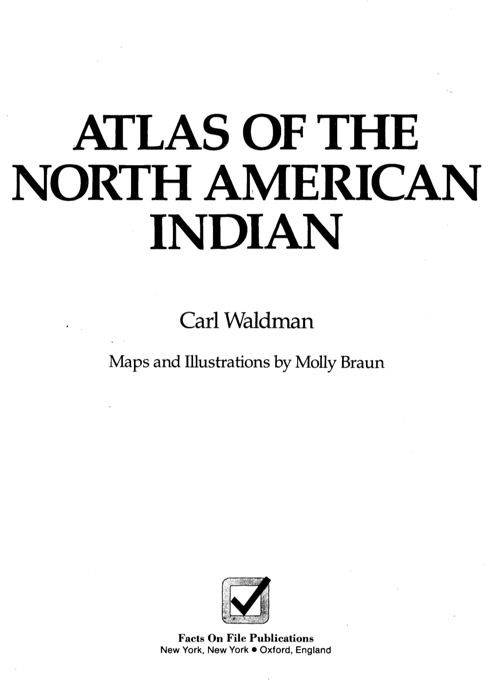 Atlas of the North American Indian