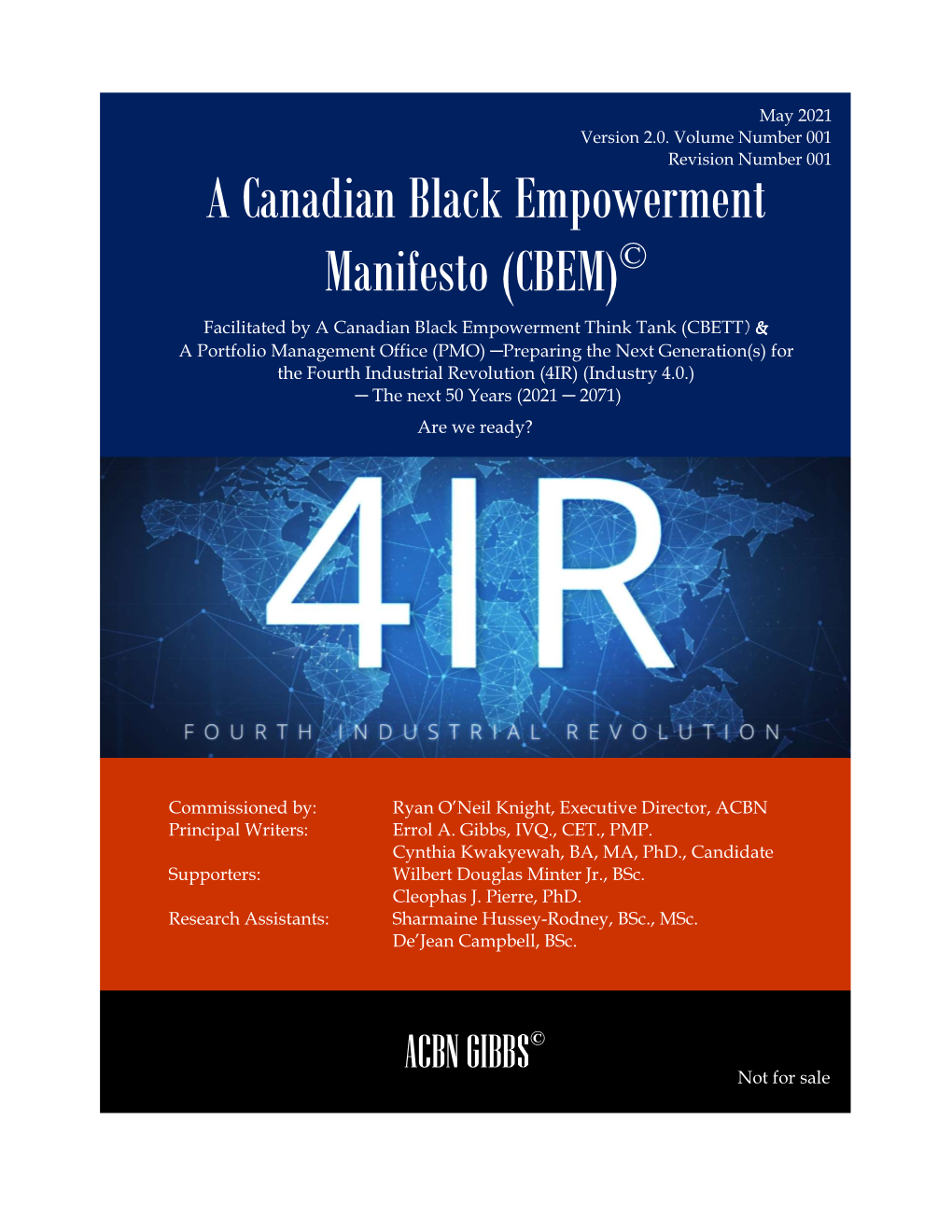 A Canadian Black Empowerment Manifesto (CBEM)©