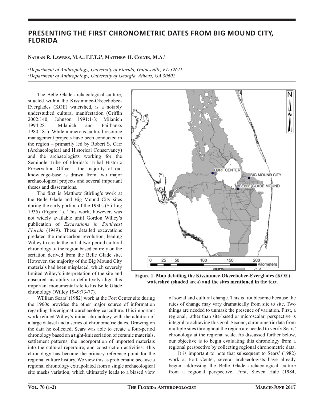 Presenting the First Chronometric Dates from Big Mound City, Florida