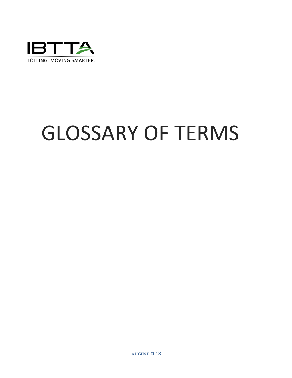 Glossary of Terms