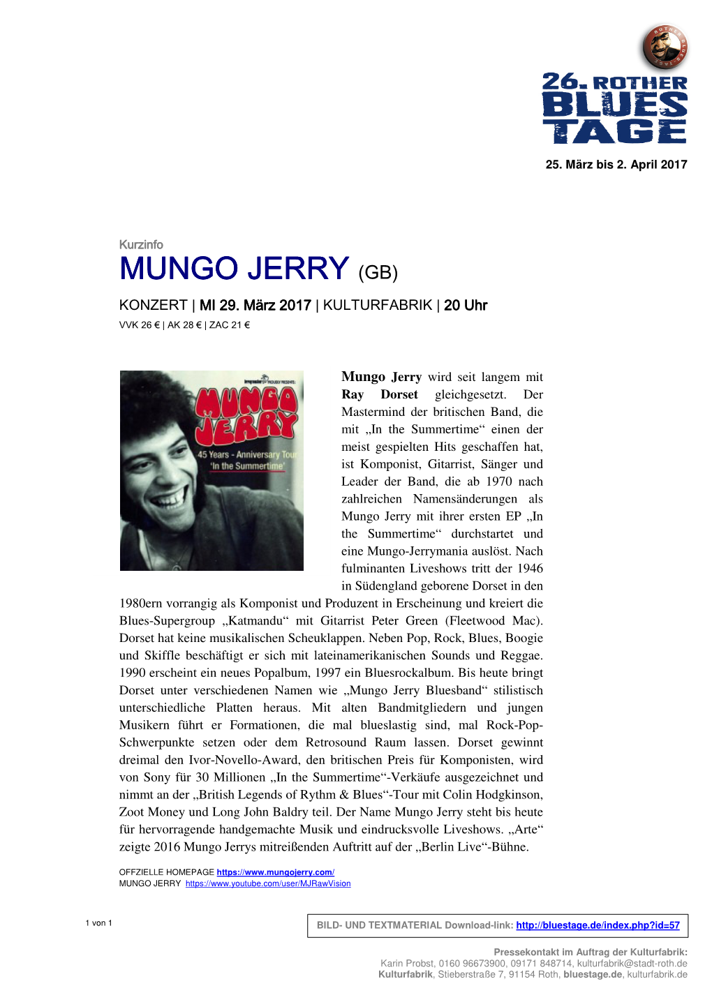 Mungo Jerry Mungo Jerry (Gb)