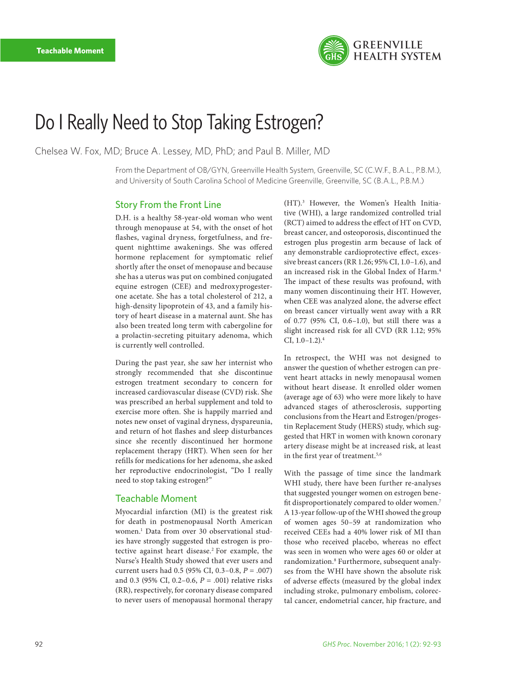 Ghs-Proc-Stop-Taking-Estrogen