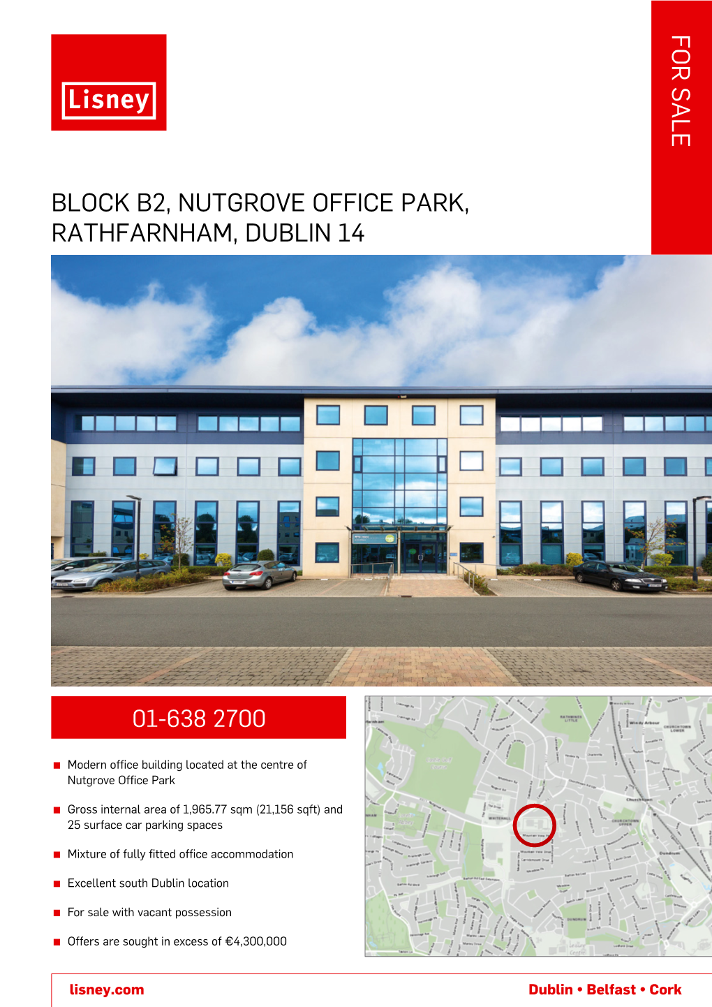 For Sale Block B2, Nutgrove Office Park, Rathfarnham