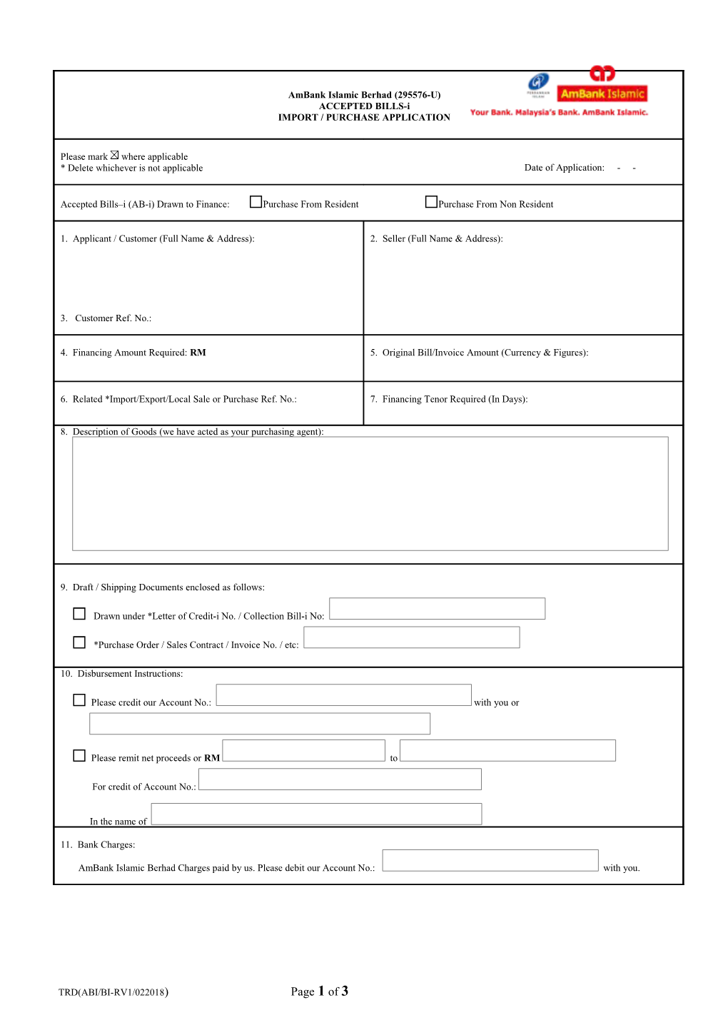 Master Trade Finance Agreement s1