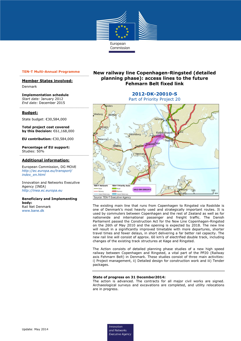 New Railway Line Copenhagen-Ringsted (Detailed