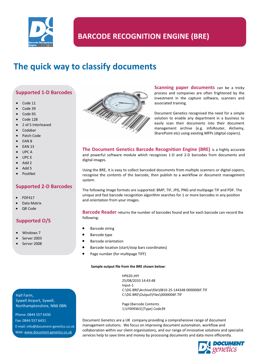 The Quick Way to Classify Documents