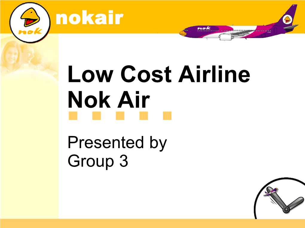 Low Cost Airline Nok