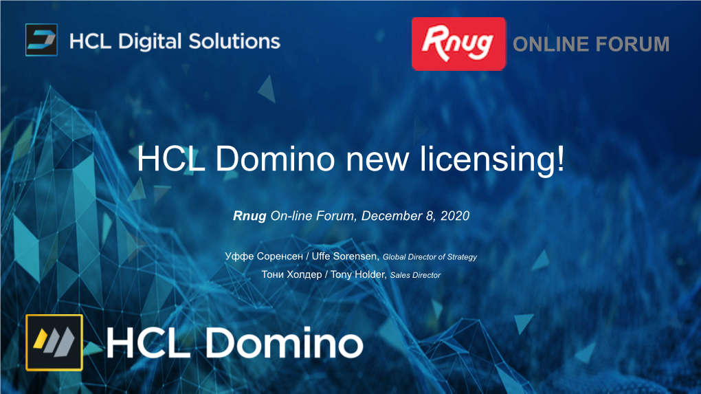 HCL Domino New Licensing!