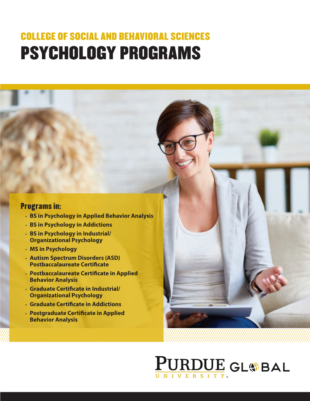 College of Social and Behavioral Sciences Psychology Programs