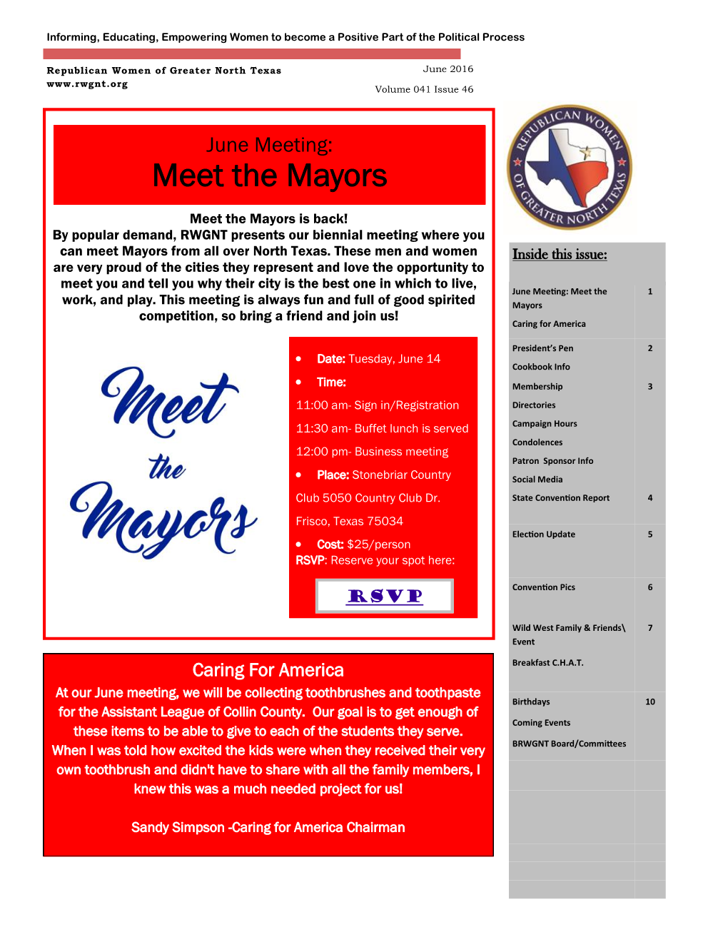 Meet the Mayors