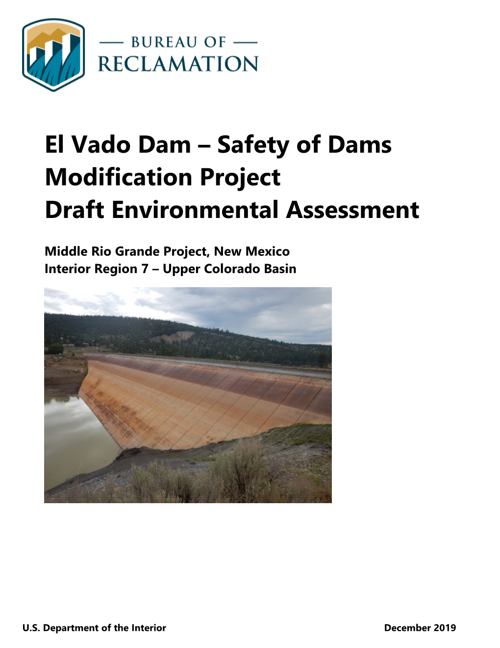 El Vado Dam Safety of Dams Modification Project Draft Environmental Assessment