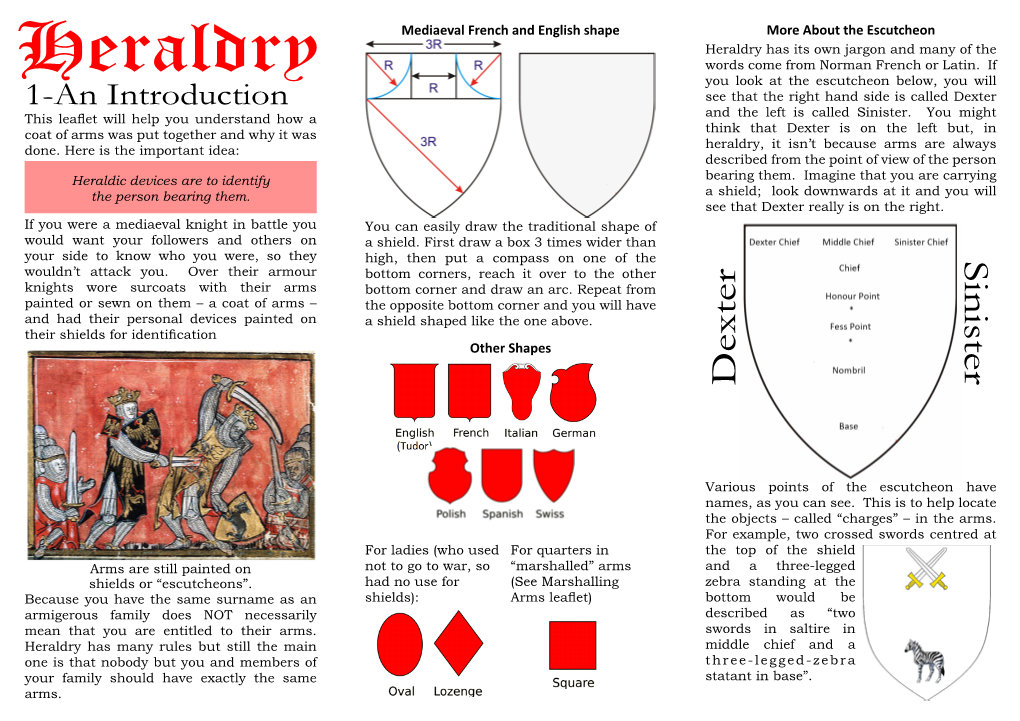 Heraldry, an Introduction