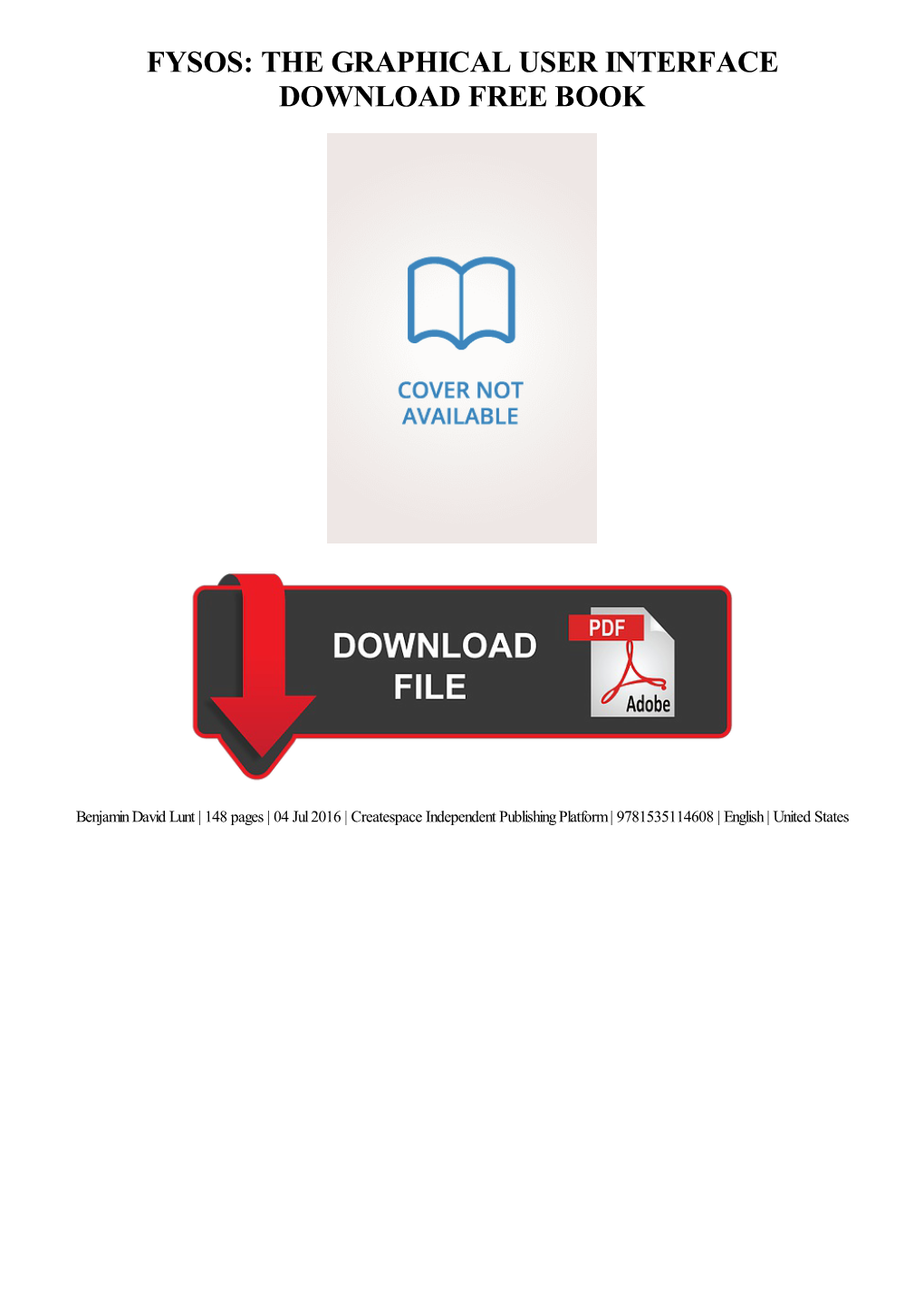 Download Fysos: the Graphical User Interface Free Ebook