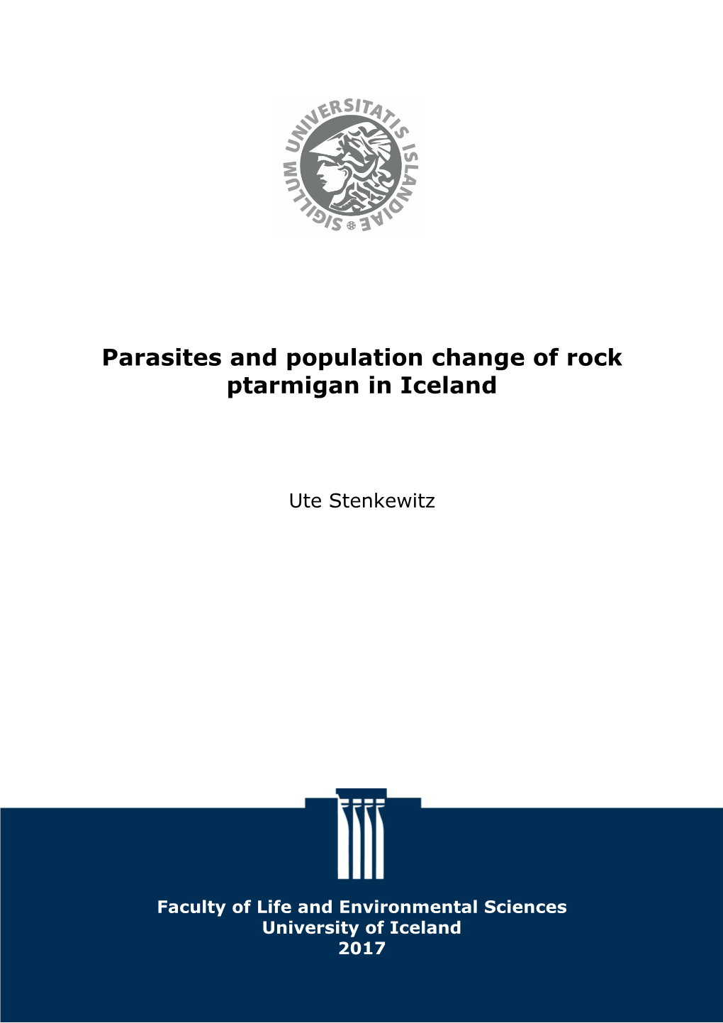 Parasites and Population Change of Rock Ptarmigan in Iceland